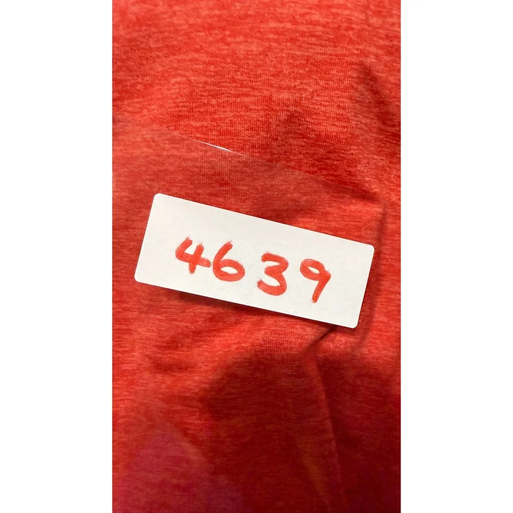 Nike Running Dri-FIT Long Sleeve Shirt Mens XXL Red Heathered Reflective 4639